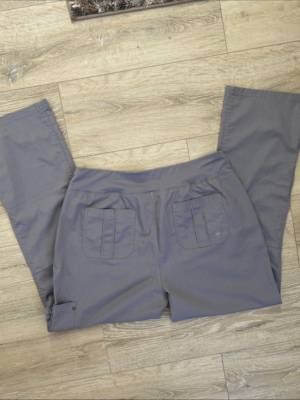 Purple and Light Gray Scrub Pants Bundle Size Large - Picture 6 of 7